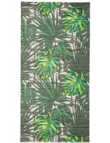 Dywanik łazienkowy pianka PCV antypoślizgowy Liście, 65x130 cm