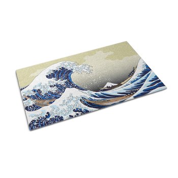 Dywanik pod drzwi - 60x40 cm - Kanagawa Wielka fala - Tulup