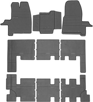 Dywaniki gumowe, Ford Custom Van od 2012r. Frogum D00312+402195+402201 - Frogum