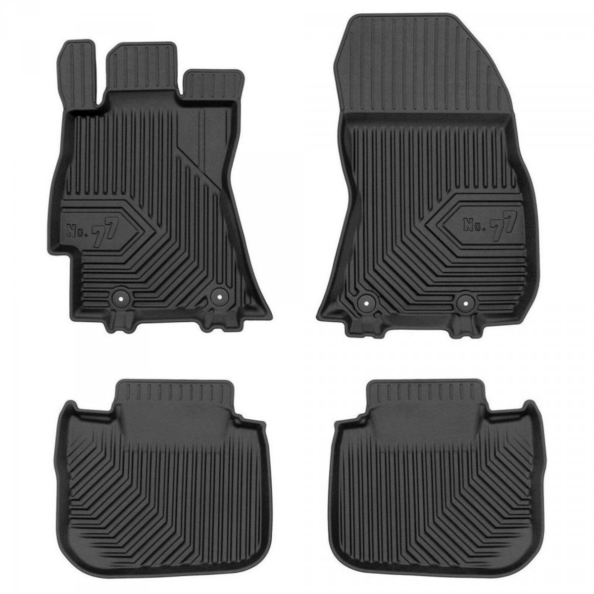 Stoßstangenschutz Für Subaru Outback IV 2009-2014 - Schwarz ABS Kunststoff