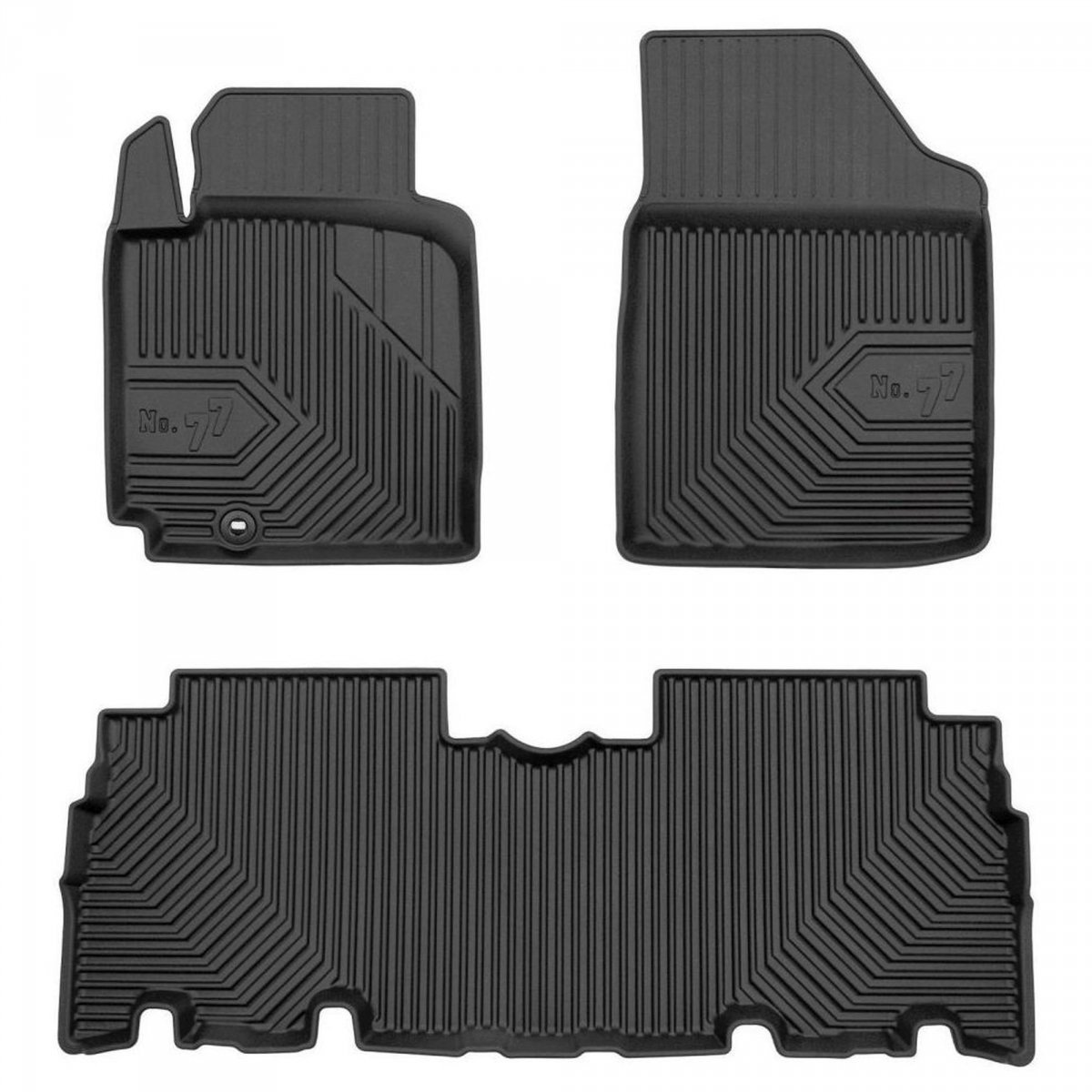 FROGUM ProLine 3D Tappetini Auto Per Volvo V70 II (2000-2007) E XC70 I - TPE Antiscivolo Con Bordi Alti 7 Cm