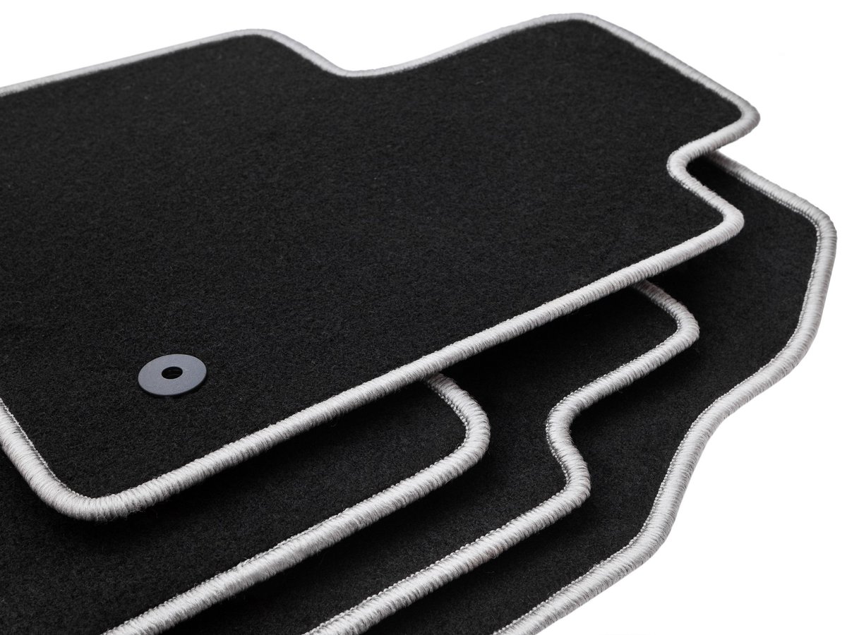 MOTOS Alfombrillas Coche Delanteras Para Chevrolet Cruze I 2008-2016 Alfombras Coche Resistente Y Flexible 100% Caucho, Topes Compatibles, Bordes Prácticos, Revestimiento Antideslizante, Escaneado Lás