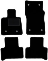 Dywaniki samochodowe, do: Alfa Romeo Stelvio 2x4 (2WD) (2016-) SUV- welurowe, czarne