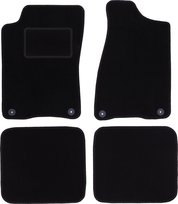 Dywaniki samochodowe, do: Audi 90 B3 (1986-1991) sedan- welurowe, czarne