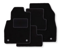 Dywaniki samochodowe, do: Audi  A6 C5 4.2L (1997-2004) sedan, kombi, avant- welurowe, czarne