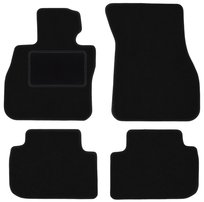 Dywaniki samochodowe, do: BMW 1 F40 (2019-) hatchback- welurowe, czarne