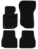 Dywaniki samochodowe, do: BMW 3 E36 (1993-2001) cabrio- welurowe, czarne
