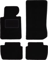 Dywaniki samochodowe, do: BMW 3 E46 (1998-2007) compact, coupe, sedan, kombi, touring- welurowe, czarne