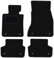Dywaniki samochodowe, do: BMW 5 G30 (2017-) sedan- welurowe, czarne
