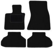 Dywaniki samochodowe, do: BMW X6 F16 (2014-) SUV- welurowe, czarne