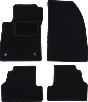 Dywaniki samochodowe, do: Chevrolet Trax (2013-) crossover- welurowe, czarne - Wielganizator