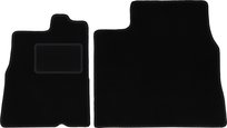 Dywaniki samochodowe, do: Fiat Ducato II (1994-2006) dostawczy- welurowe, czarne