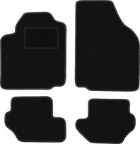 Dywaniki samochodowe, do: Ford Fiesta MK4 (1995-1999) hatchback- welurowe, czarne