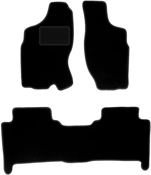 Dywaniki samochodowe, do: Ford Maverick MK1 (1994-2003) SUV- welurowe, czarne - Wielganizator