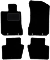 Dywaniki samochodowe, do: Honda Legend IV (2004-2012) sedan- welurowe, czarne