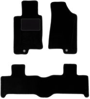 Dywaniki samochodowe, do: Hummer H3 (2005-2010) SUV- welurowe, czarne
