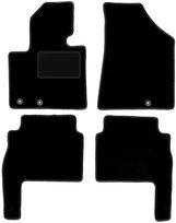 Dywaniki samochodowe, do: Kia Sorento II (2009-2015) suv- welurowe, czarne