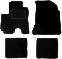 Dywaniki samochodowe, do: Mazda Demio (1996-2003) hatchback- welurowe, czarne