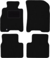 Dywaniki samochodowe, do: Mazda Xedos 9 (1993-2001) sedan- welurowe, czarne