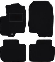 Dywaniki samochodowe, do: Mitsubishi Colt VI Z30 (2004-2008) hatchback- welurowe, czarne