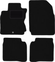 Dywaniki samochodowe, do: Nissan Note I E11 (2006-2012) minivan- welurowe, czarne
