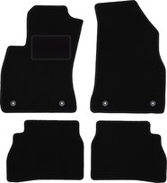 Dywaniki samochodowe, do: Opel Combo D (2011-2018) 0- welurowe, czarne