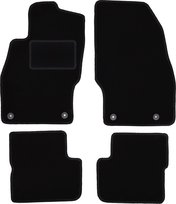 Dywaniki samochodowe, do: Opel Corsa D (2006-2015) hatchback- welurowe, czarne