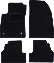 Dywaniki samochodowe, do: Opel Mokka X (2016-) crossover- welurowe, czarne