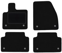 Dywaniki samochodowe, do: Range Rover Evoque II (2019-) SUV- welurowe, czarne