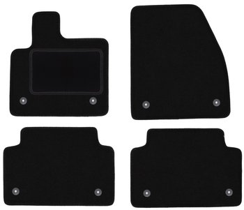 Dywaniki samochodowe, do: Range Rover Evoque II (2019-) SUV- welurowe, czarne - Wielganizator