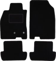 Dywaniki samochodowe, do: Renault Megane III (2008-2015) hatchback, coupe, grandtour, kombi- welurowe, czarne