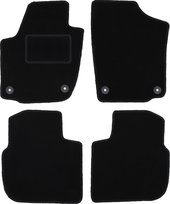 Dywaniki samochodowe, do: Skoda Praktik (2006-2015) kombivan- welurowe, czarne