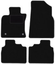 Dywaniki samochodowe, do: Toyota Camry IX (2017-) sedan- welurowe, czarne