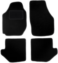 Dywaniki samochodowe, do: Toyota RAV4 I  (1994-2000) SUV- welurowe, czarne