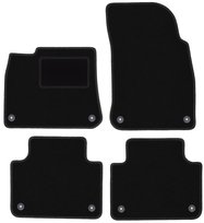 Dywaniki samochodowe, do: Volkswagen Touareg III (2018-) SUV- welurowe, czarne