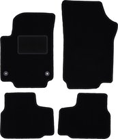 Dywaniki samochodowe, do: Volkswagen Up! (2011-) hatchback- welurowe, czarne