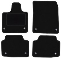 Dywaniki samochodowe, do: Volvo 940 / 960 FL (1990-1998) sedan- welurowe, czarne