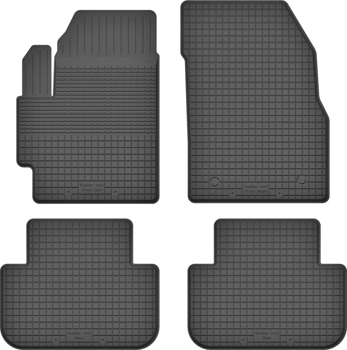 Dywaniki Samochodowe Gumowe Do Peugeot 4007 (07-11) - motohobby.pl ...