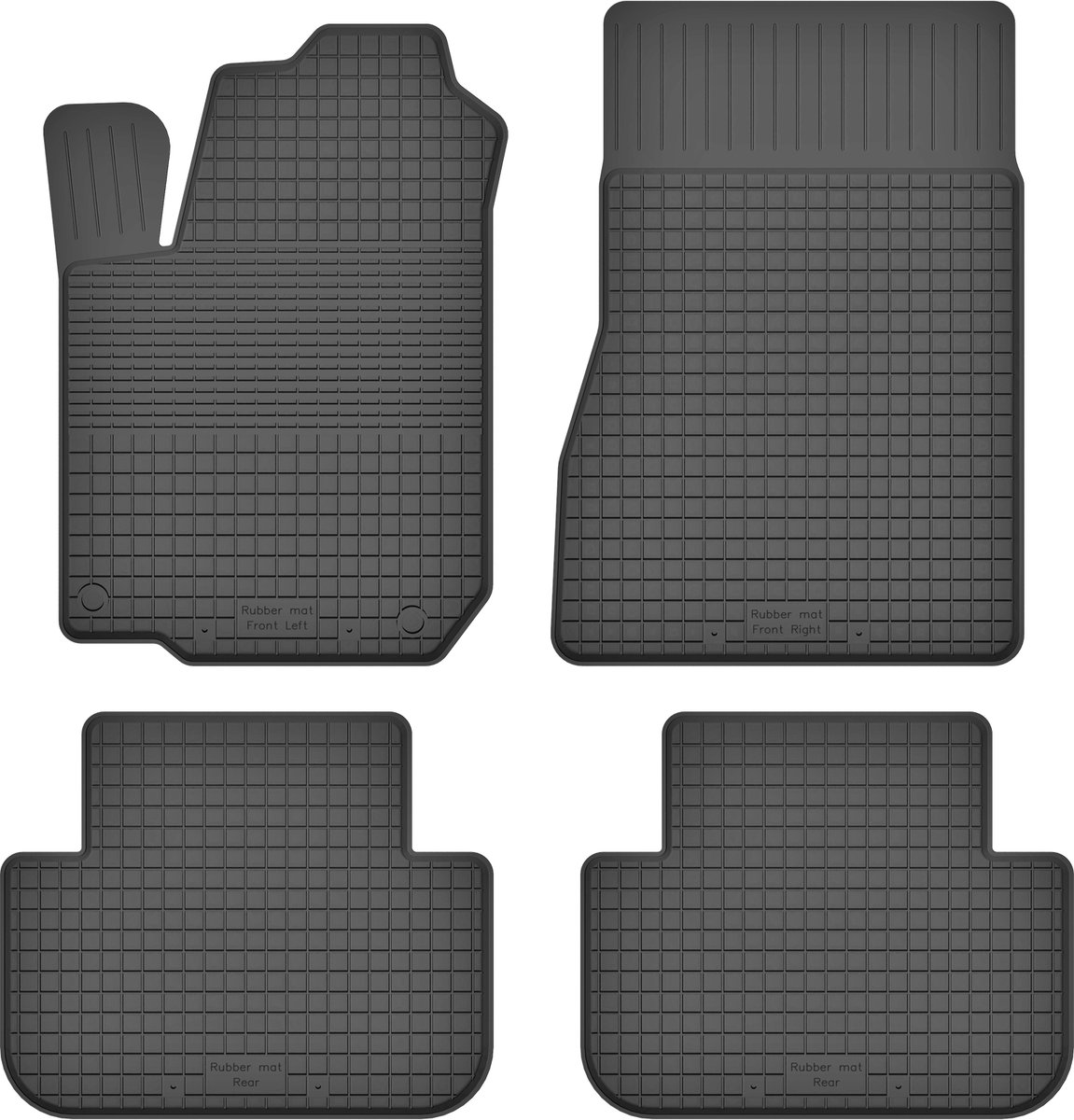 Tappetini Anteriori In Velluto Per Renault Laguna III (2007-2015) - Su Misura, 2 Pezzi - 2