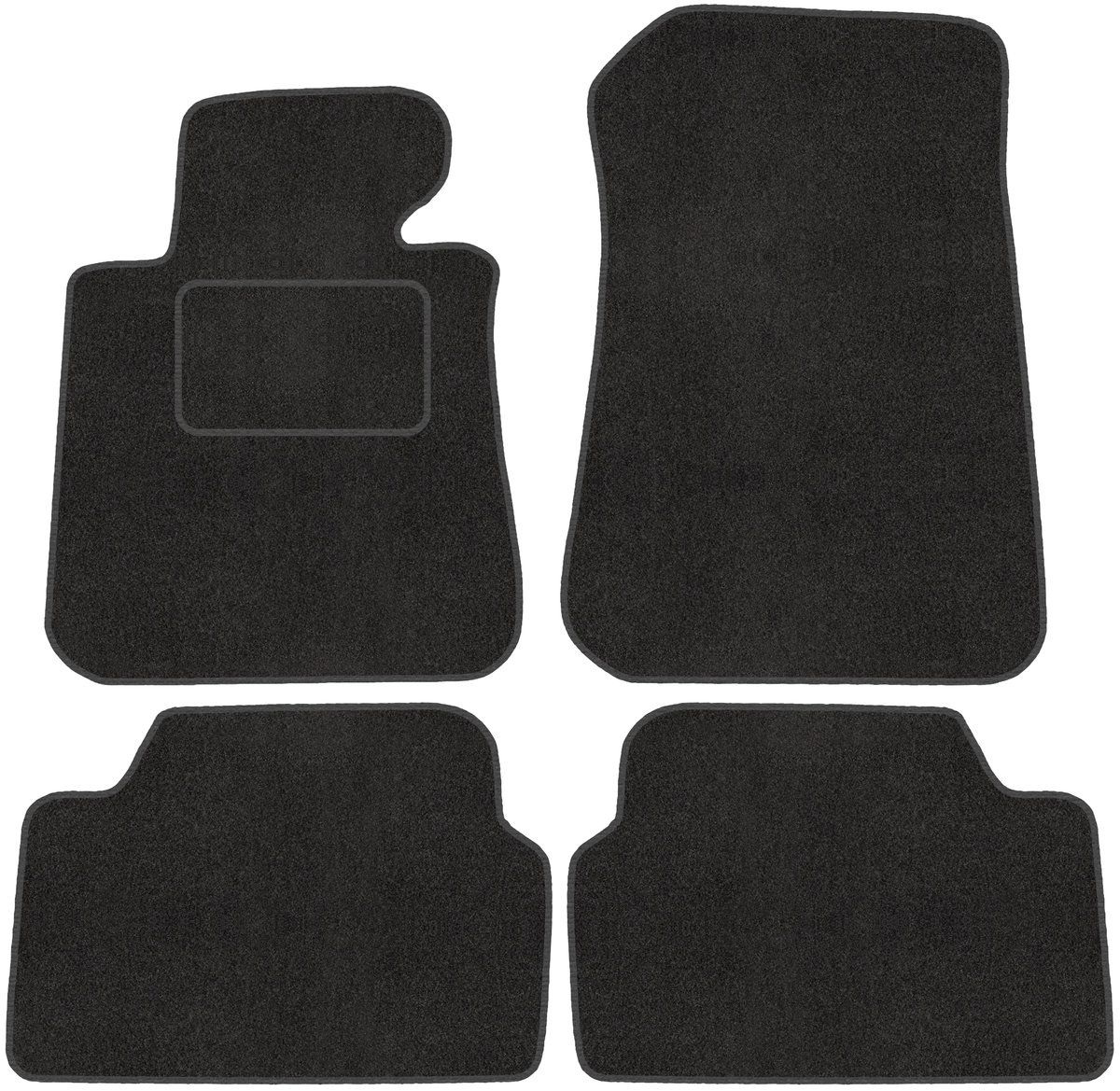 Set completo di tappetini in velluto per: BMW 1 E88 decappottabile