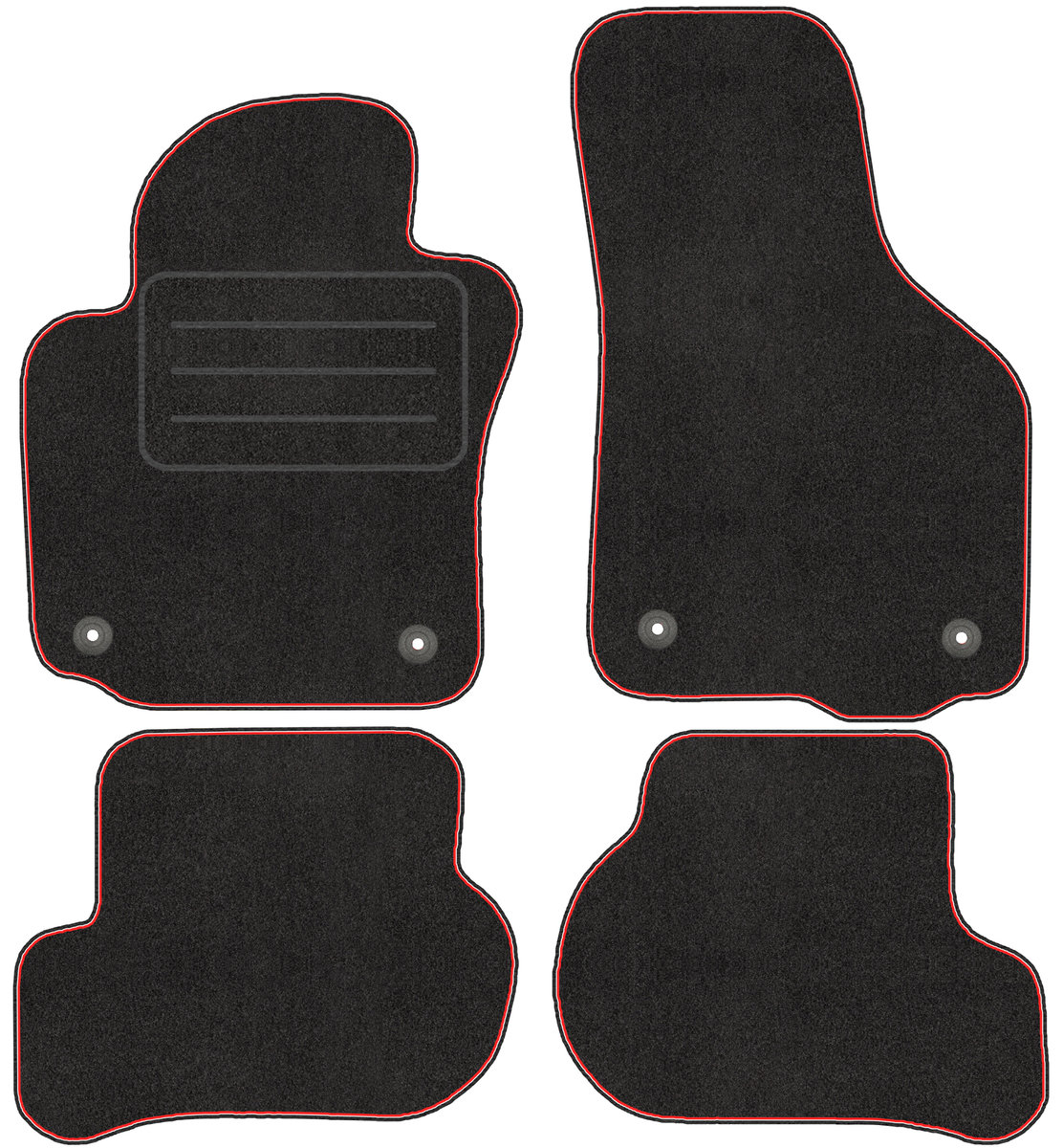 MOTOS Tappetini in gomma per auto adatto per SEAT Altea 2004-2015 Migliorate il vostro comfort di viaggio con il tappetino antiscivolo per auto 3D