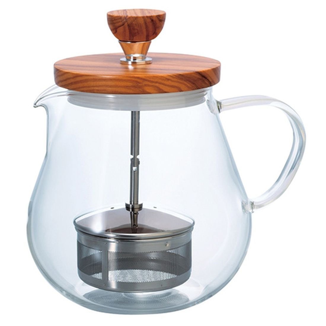 Dzbanek do herbaty HARIO Teaor Olive Wood, 700 ml, brązowy