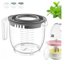 DZBANEK do Miksowania 2,2L Z MIARKĄ Kubek Miska Pojemnik do UBIJANIA Białek