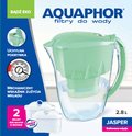 Dzbanek filtrujący Aquaphor Jasper 2,8l + 2 wkłady B25 Maxfor, miętowy. Limitowana edycja Bądź eko, 2.8l - Aquaphor