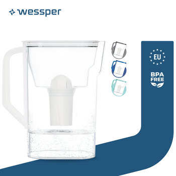 Dzbanek filtrujący do lodówki D3 Slim Aquaclassic 2,7L Wessper biały - Wessper