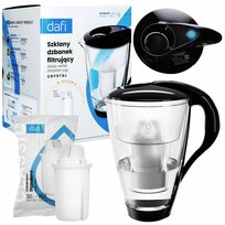 Dzbanek filtrujący szklany Dafi Crystal LED 2l + 1x filtr wkład węglowy