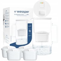 Dzbanek filtrujący Wessper FutureFlow Aquamax LED 3l + 5x Filtr do wody