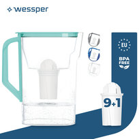 DZBANEK FILTRUJĄCY WODĘ 2,7L + 10X FILTR WESSPER