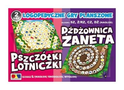 Dżdżownica Żaneta Pszczółki Lotniczki, gra edukcyjna, Komlogo, gra planszowa