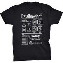 Działkowiec Etykieta Koszulka Prezent Działkowca GILDAN